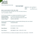 SGS Ti-Coating: Chemical Resistance report